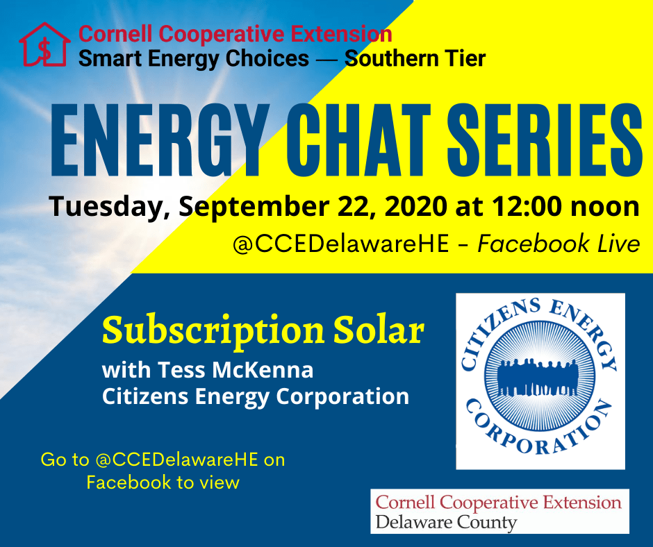 与Citizens Energy Corporation订阅太阳能的能源聊天